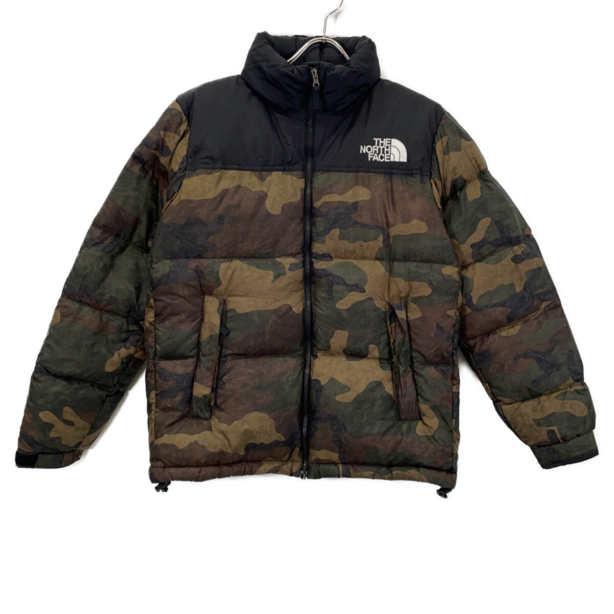 ND91842 Khaki Camouflage Nuptse Down Jacket M Men's