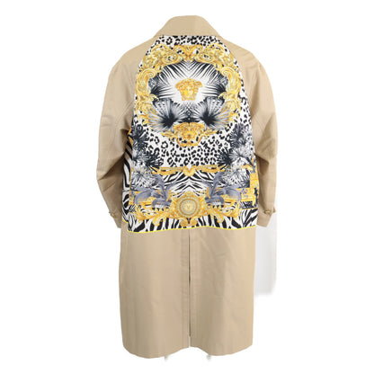 COMME des GARÇONS JUNYA WATANABE x VERSACE Back Wild Baroque Scarf Coat