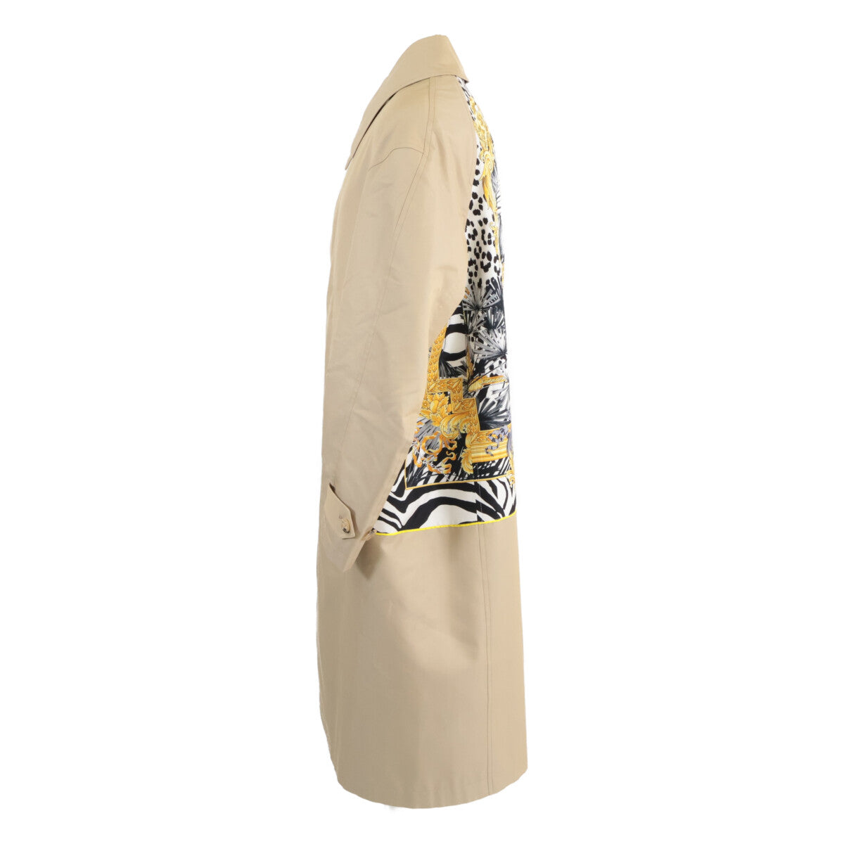 COMME des GARÇONS JUNYA WATANABE x VERSACE Back Wild Baroque Scarf Coat