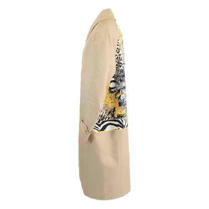 COMME des GARÇONS JUNYA WATANABE x VERSACE Back Wild Baroque Scarf Coat