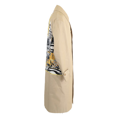COMME des GARÇONS JUNYA WATANABE x VERSACE Back Wild Baroque Scarf Coat
