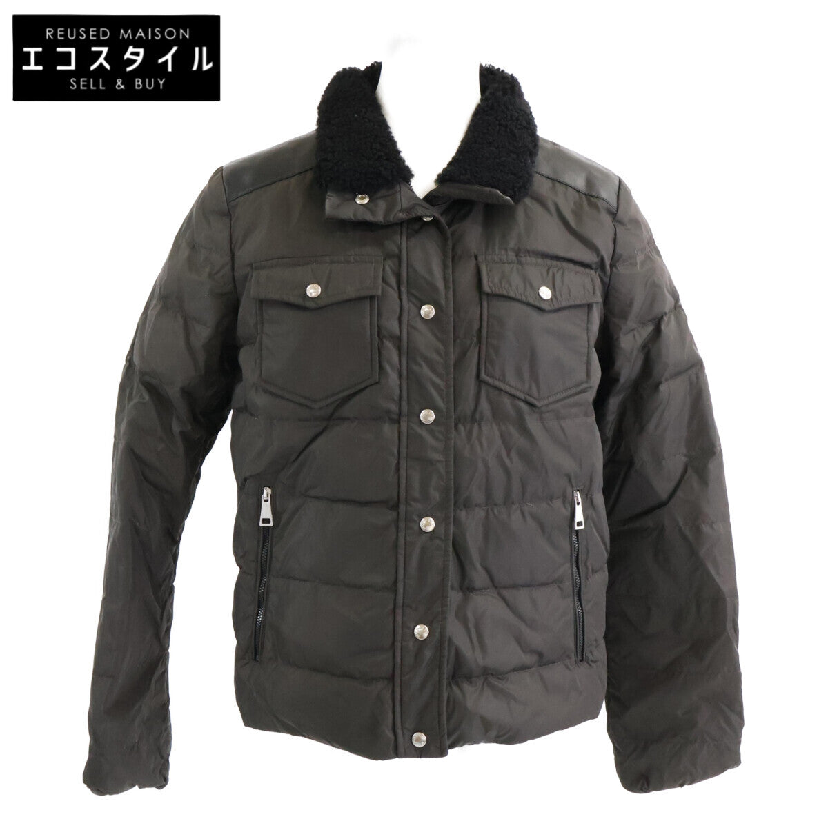 EIRENE Collared Boa Down Jacket, Jacket 1, Women's