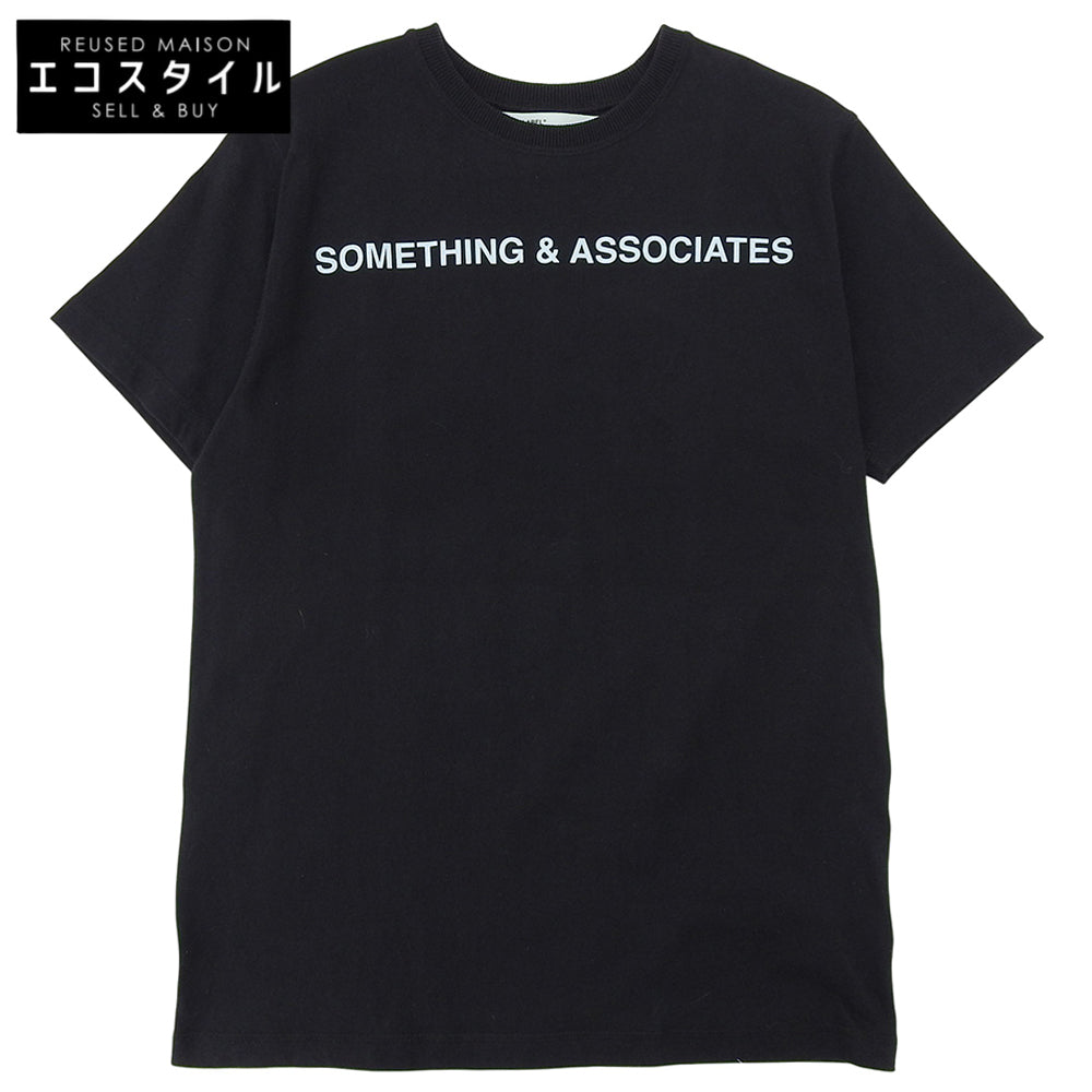 OFF-WHITE Cotton Short Sleeve Shirt Top Men's Black S Top
