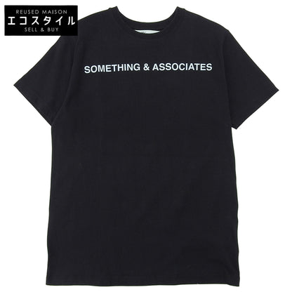 OFF-WHITE Cotton Short Sleeve Shirt Top Men's Black S Top