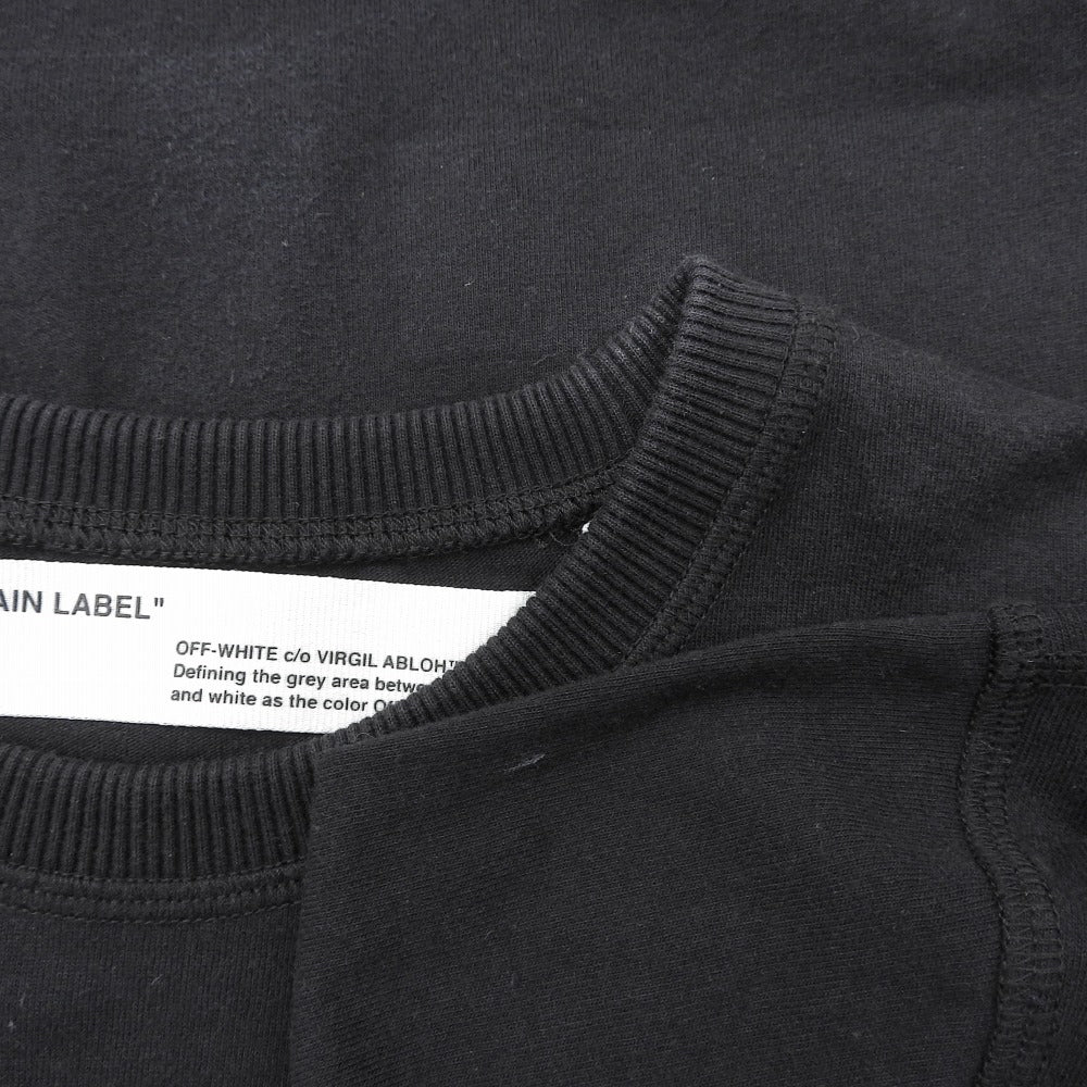 OFF-WHITE Cotton Short Sleeve Shirt Top Men's Black S Top