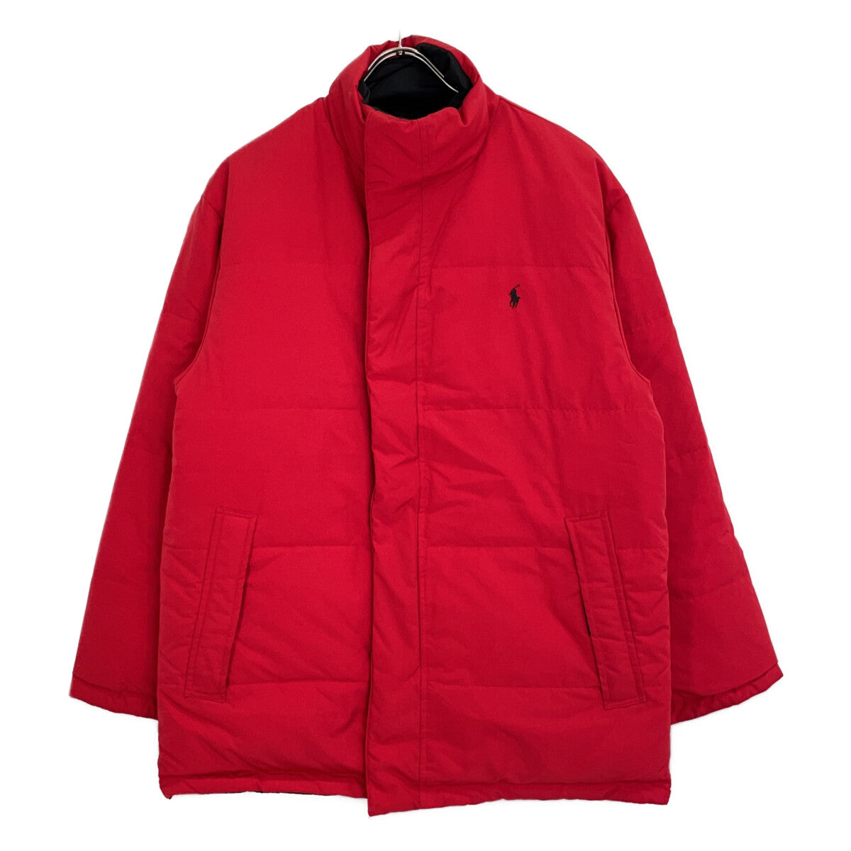 POLO RALPH LAUREN ポロ ラルフローレン JR-RL-IA3654 ブラック×レッド リバーシブル ダウンジャケット ジャケット