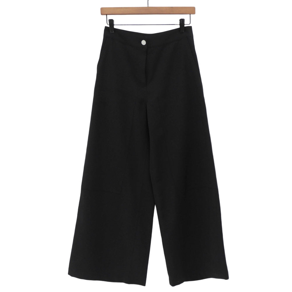 ワイド ペインター パンツ ボトムス ポリエステル レディース ブラック 24年製 00 ボトムス 0 レディース