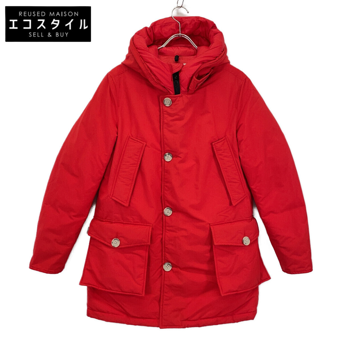 WOCPS2882 Red Arctic Parka Jacket EU XS Men