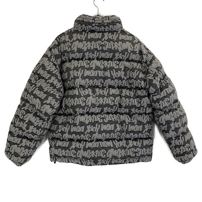 Supreme Supreme 22SS Gray Fat Tip Jacquard Denim Puffer Jacket Jacket