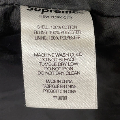 Supreme Supreme 22SS Gray Fat Tip Jacquard Denim Puffer Jacket Jacket