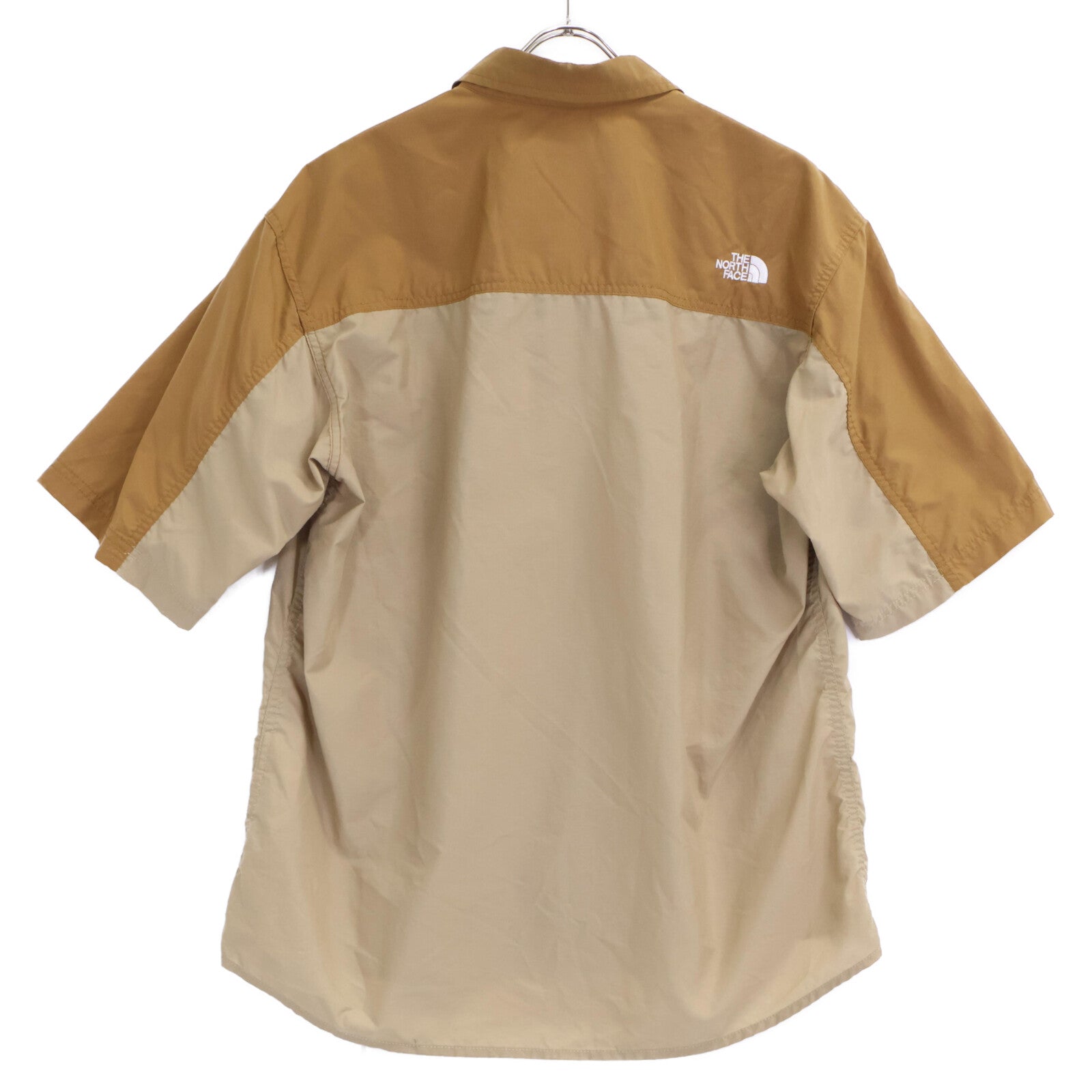 THE NORTH FACE ノースフェイス NR22331 ベージュ ショートスリーブ ヌプシ シャツ トップス