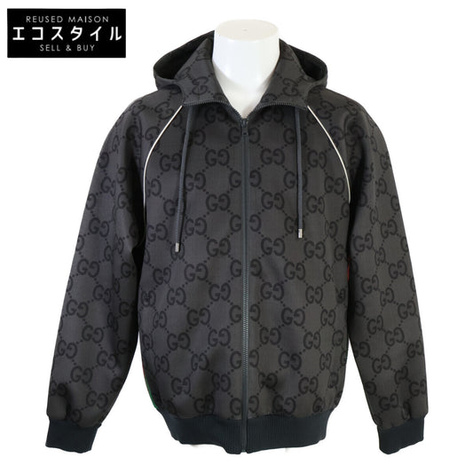GUCCI グッチ 【美品/国内正規】771619 XJF52 ジャンボGG ジップアップ フーディ ジャケット