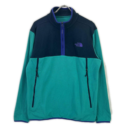 THE NORTH FACE ノースフェイス ネイビー×グリーン グレイシャー アルパイン フリースジャケット ジャケット