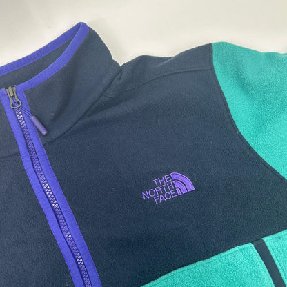 THE NORTH FACE ノースフェイス ネイビー×グリーン グレイシャー アルパイン フリースジャケット ジャケット