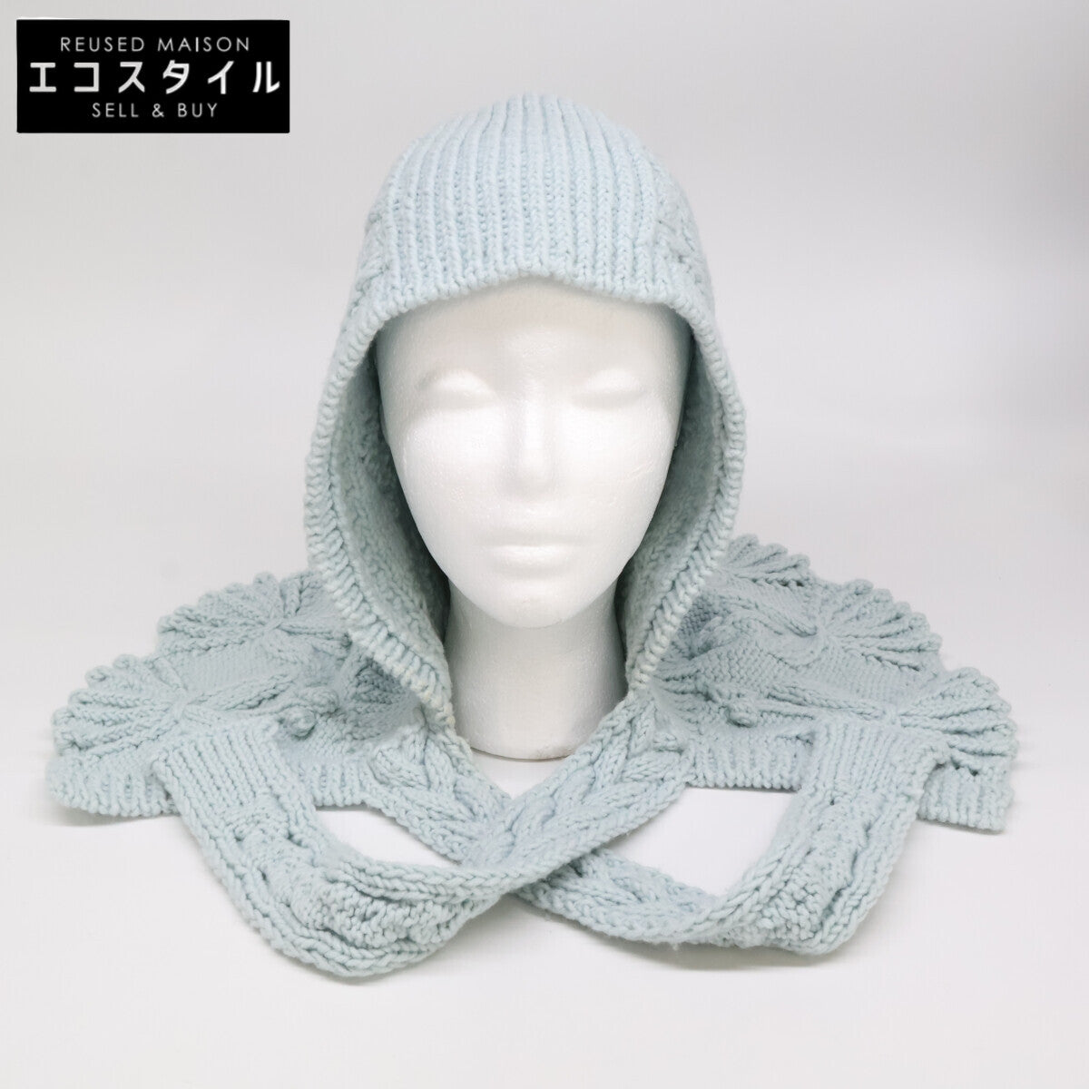 YUKI FUJISAWA YUKI FUJISAWA collared balaclava hat