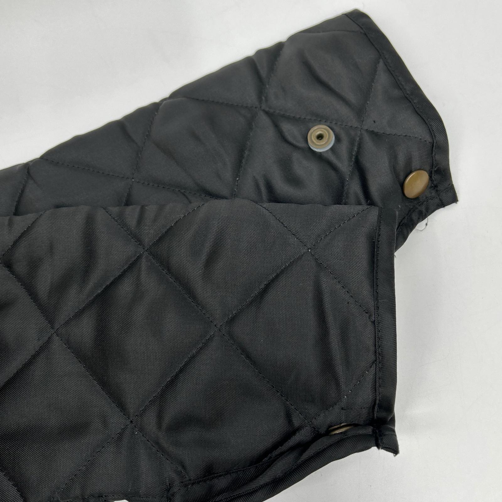 BLACK Nylon Quilting Jacket Jacket 42 Men's