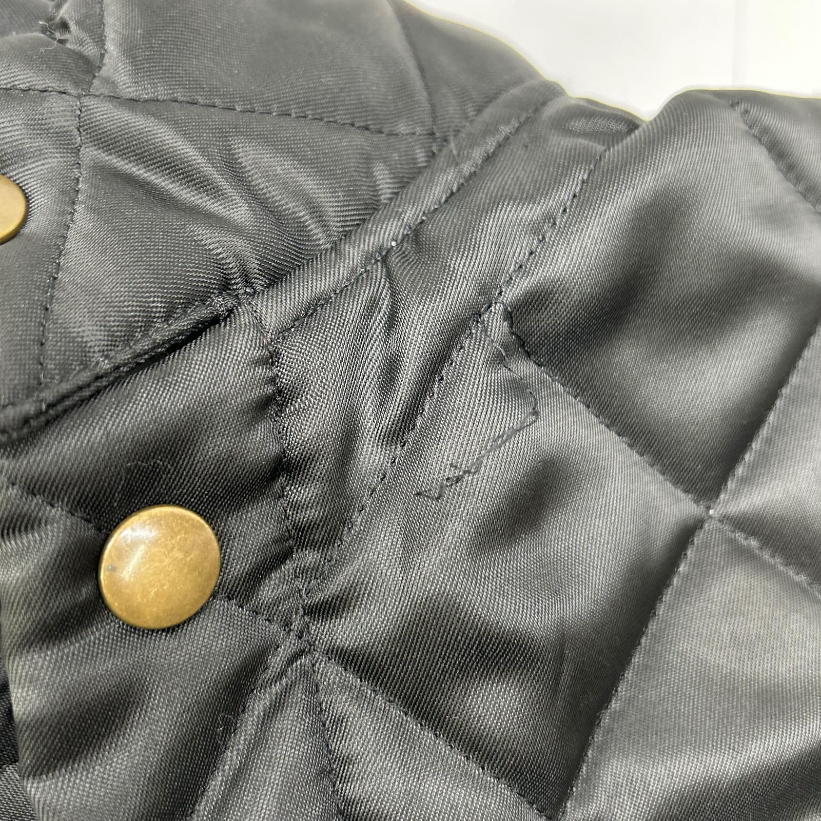 BLACK Nylon Quilting Jacket Jacket 42 Men's