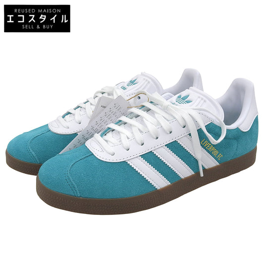 adidas アディダス 未使用 Gazelle Liverpool FC スニーカー シューズ メンズ グリーン ホワイト US 7 25cm JR4159 シューズ US 7