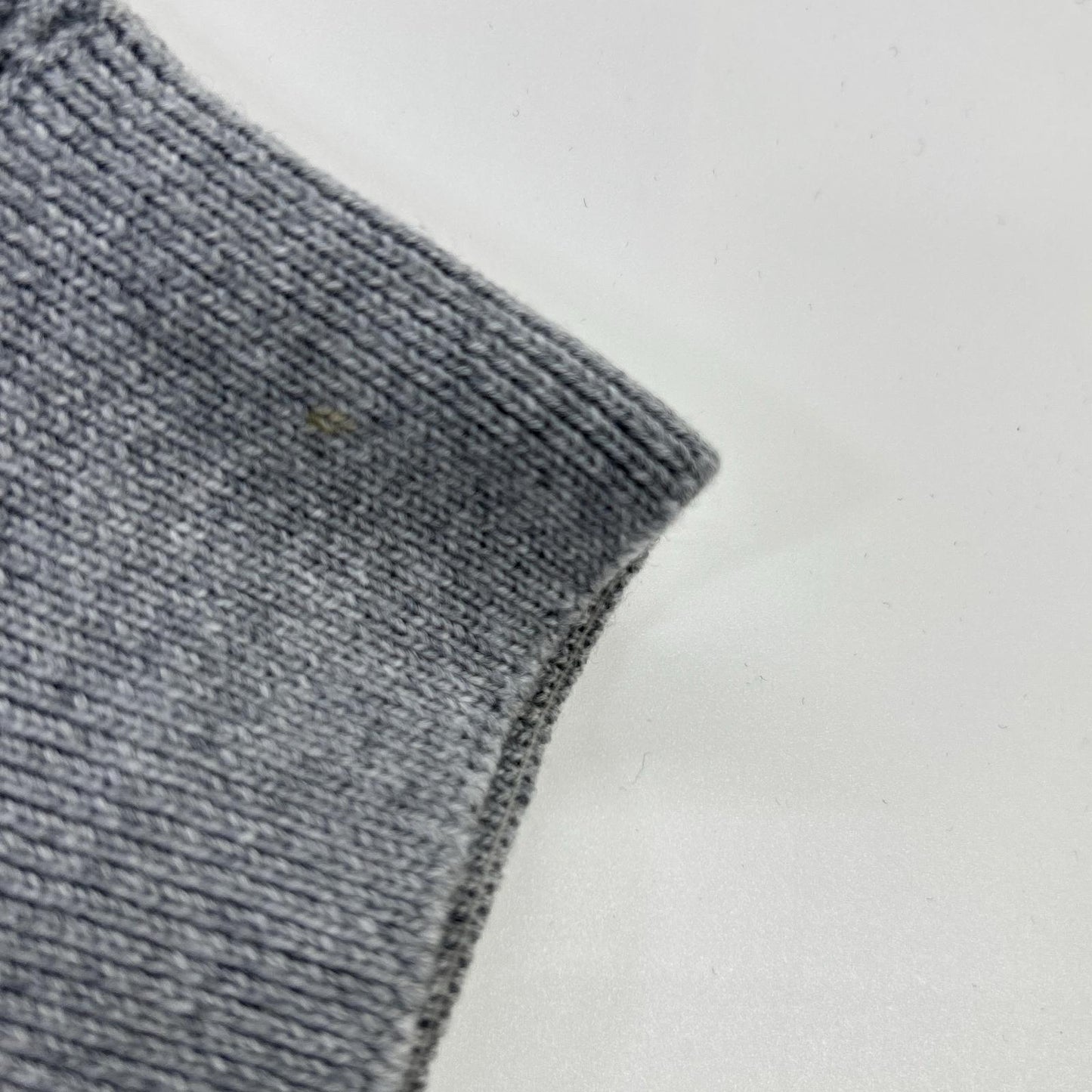 Gray Turtleneck Knit Top Men's