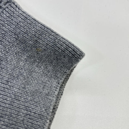Gray Turtleneck Knit Top Men's
