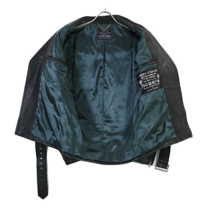 BLACK COWHIDE TYPE P-29 DOUBLE RIDERS JACKET Jacket 2 Men's