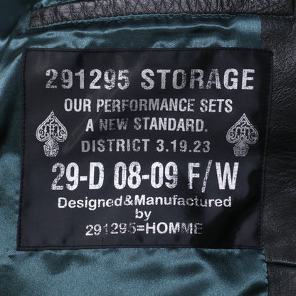 BLACK COWHIDE TYPE P-29 DOUBLE RIDERS JACKET Jacket 2 Men's