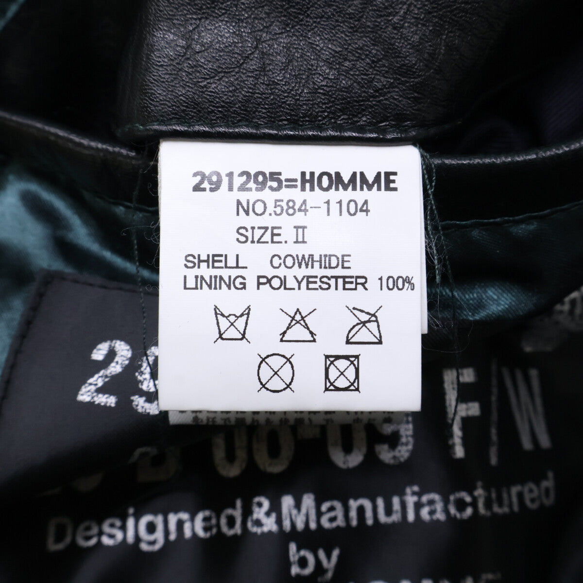 BLACK COWHIDE TYPE P-29 DOUBLE RIDERS JACKET Jacket 2 Men's