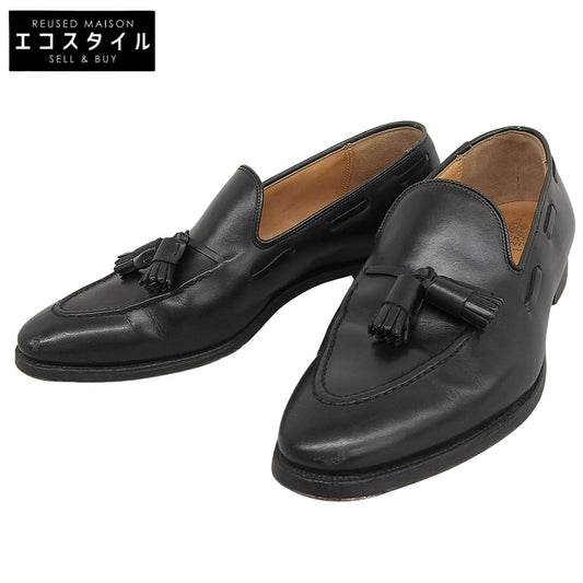 Crockett&Jones クロケット＆ジョーンズ カーフ CAVENDISH2 タッセルローファー シューズ メンズ ブラック 9 9376-1017-01 341ラスト シューズ 9