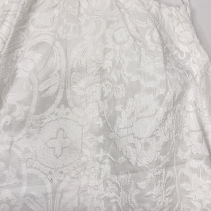 SFNO663 White Cotton Embroidered All-in-one Overalls for Women