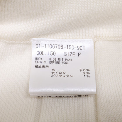 Theory セオリー 01-1106708 Empire Wool Wide Rib Pant ウール ワイド リブパンツ ボトムス
