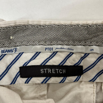 PT01 【BEAMS Bespoke】TT21 Ivory Cotton Corduroy Pants Bottoms 44