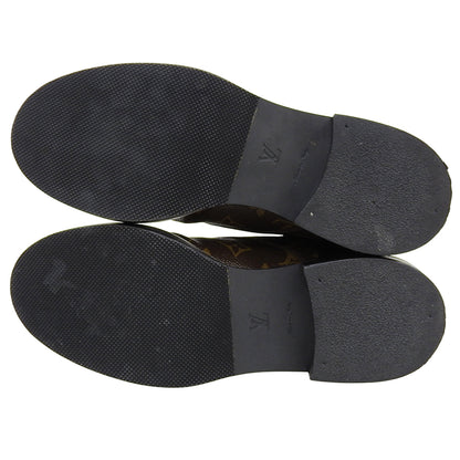 LOUIS VUITTON ルイヴィトン モノグラム ワンダーランド・ライン アンクルブーツ シューズ レディース ブラウン/ブラック 37 1/2 M 1A2Q30 シューズ 37 1/2 M