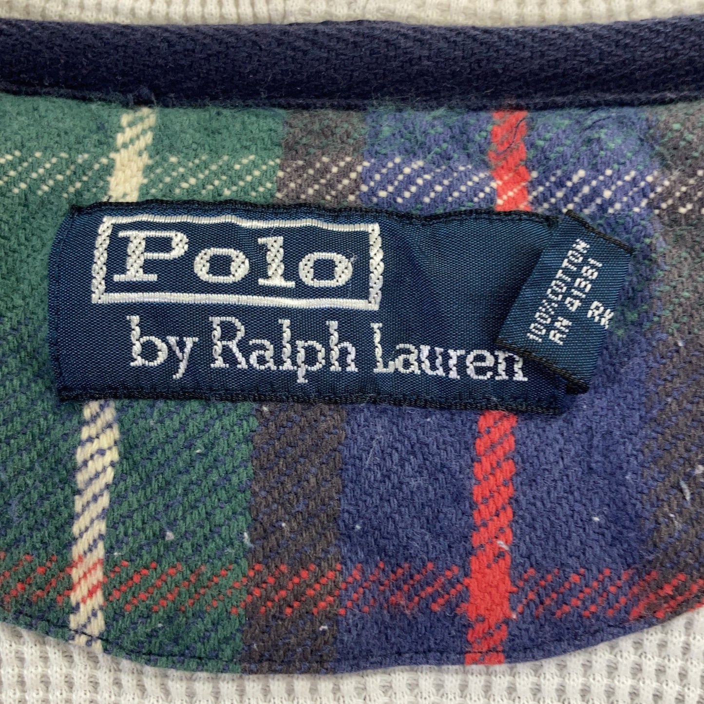 POLO RALPH LAUREN ポロ ラルフローレン 裏地サーマル チェックネルシャツ トップス