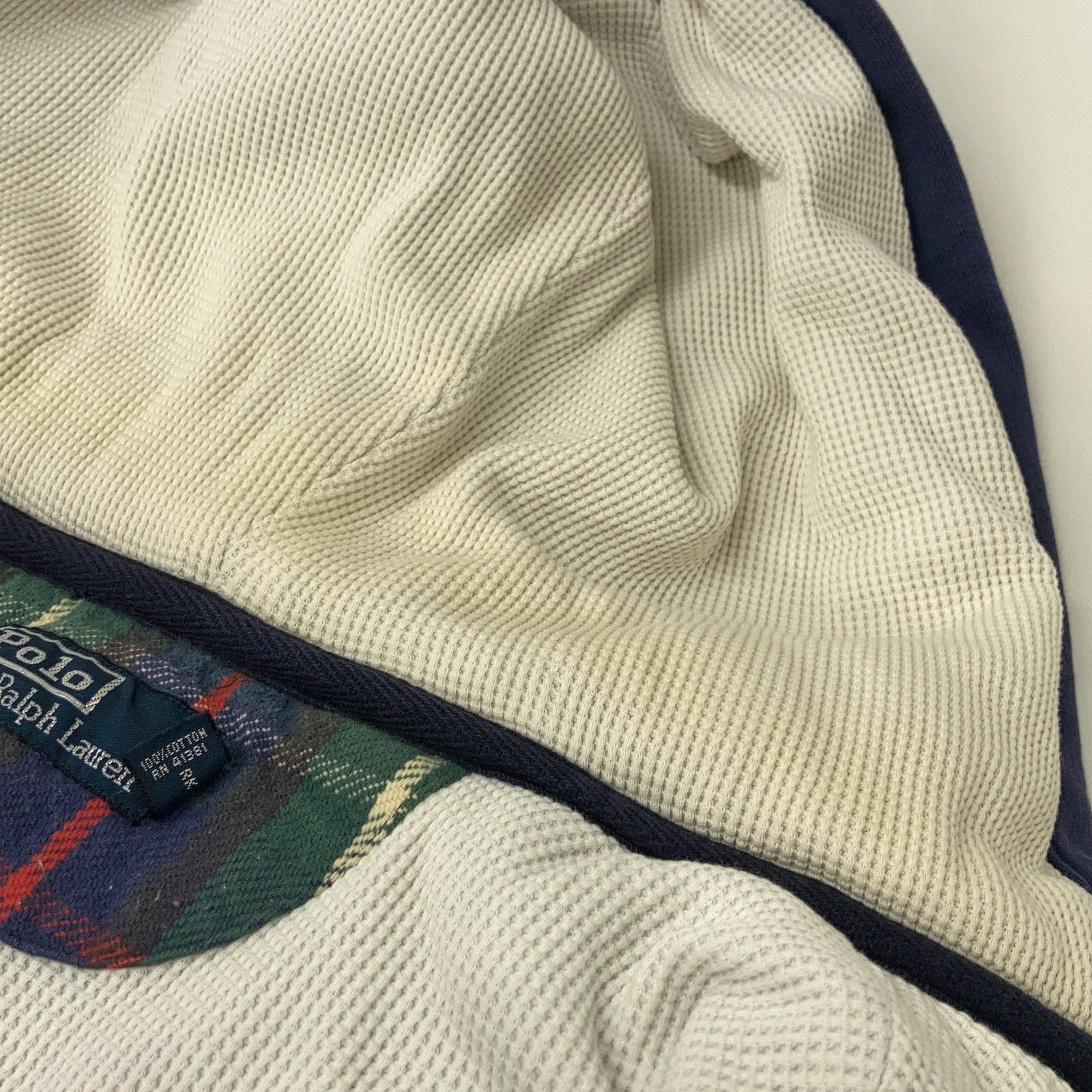 POLO RALPH LAUREN ポロ ラルフローレン 裏地サーマル チェックネルシャツ トップス