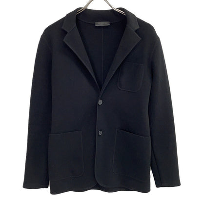 PRADA PRADA 14 0000ET black wool single-breasted jacket jacket