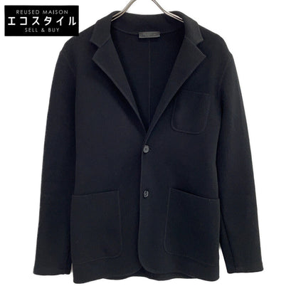 PRADA PRADA 14 0000ET black wool single-breasted jacket jacket