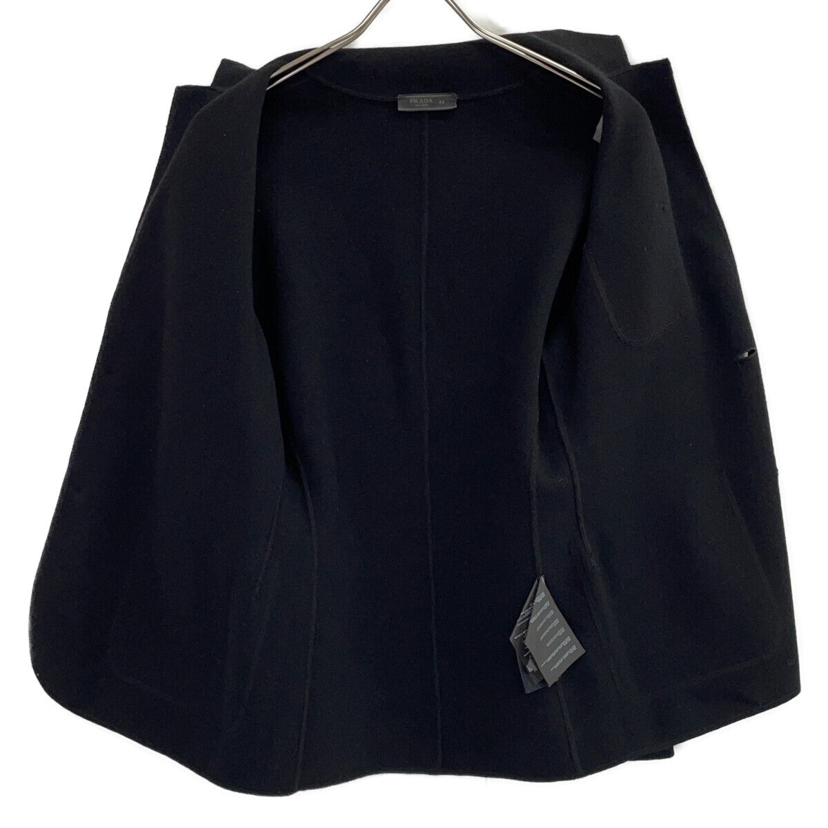 PRADA PRADA 14 0000ET black wool single-breasted jacket jacket