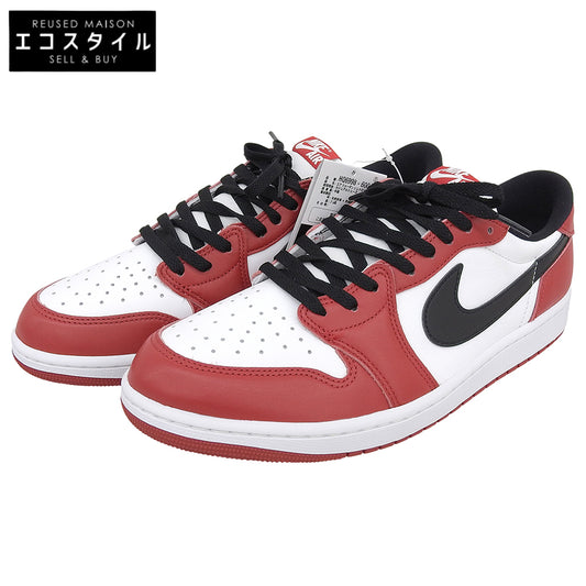 NIKE ナイキ 未使用 AIR JORDAN1 RETRO LOW OG シューズ メンズ ホワイト×レッド 30cm シューズ 30