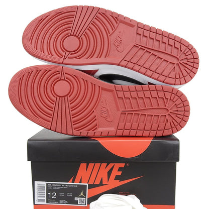 NIKE ナイキ 未使用 AIR JORDAN1 RETRO LOW OG シューズ メンズ ホワイト×レッド 30cm シューズ 30