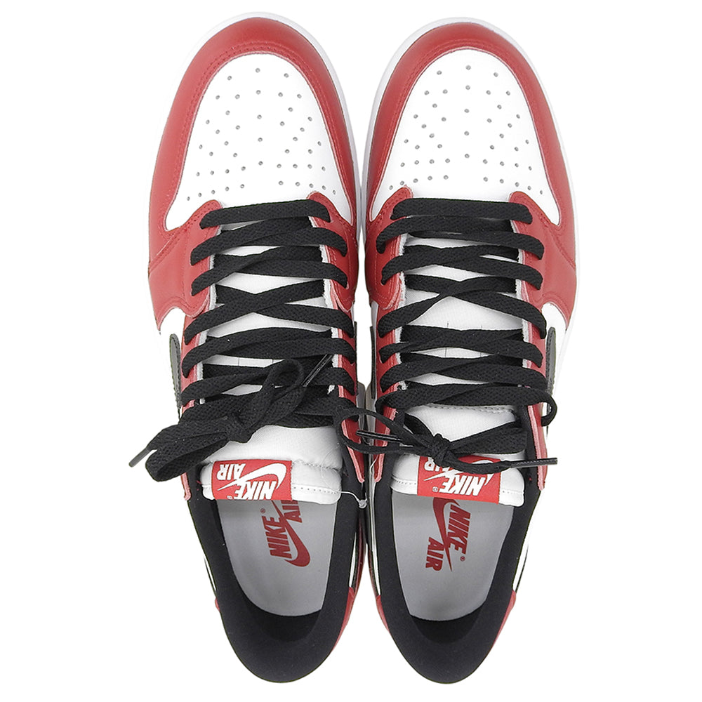 NIKE ナイキ 未使用 AIR JORDAN1 RETRO LOW OG シューズ メンズ ホワイト×レッド 30cm シューズ 30
