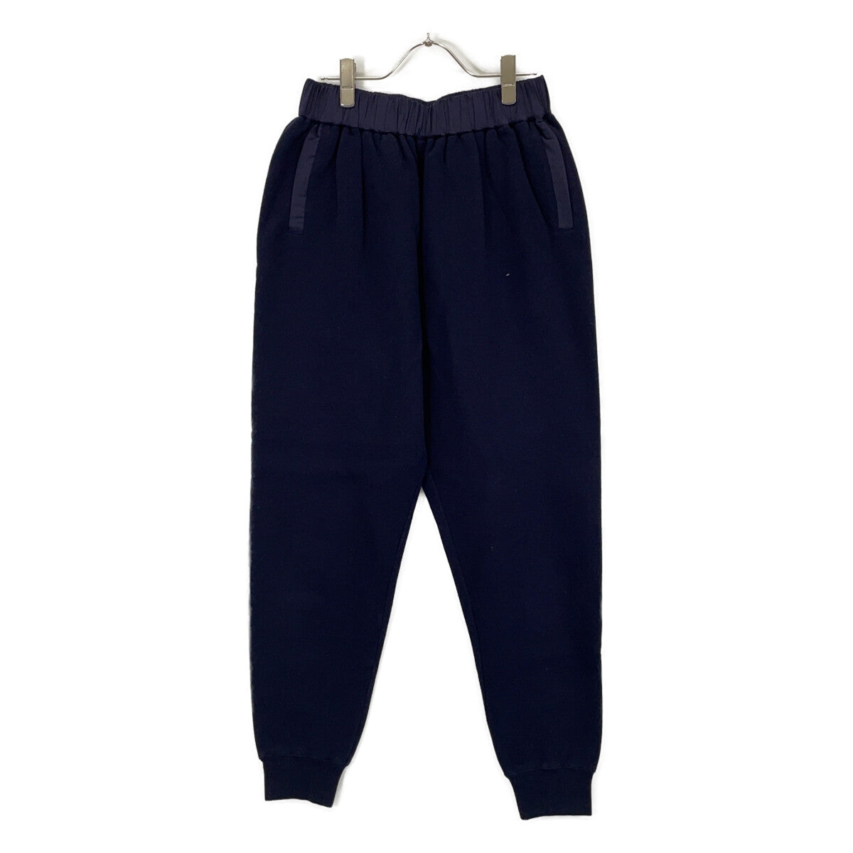 Navy 100% Cotton Fleece-Lined Sweatpants Bottoms M Women's