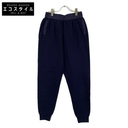 Navy 100% Cotton Fleece-Lined Sweatpants Bottoms M Women's