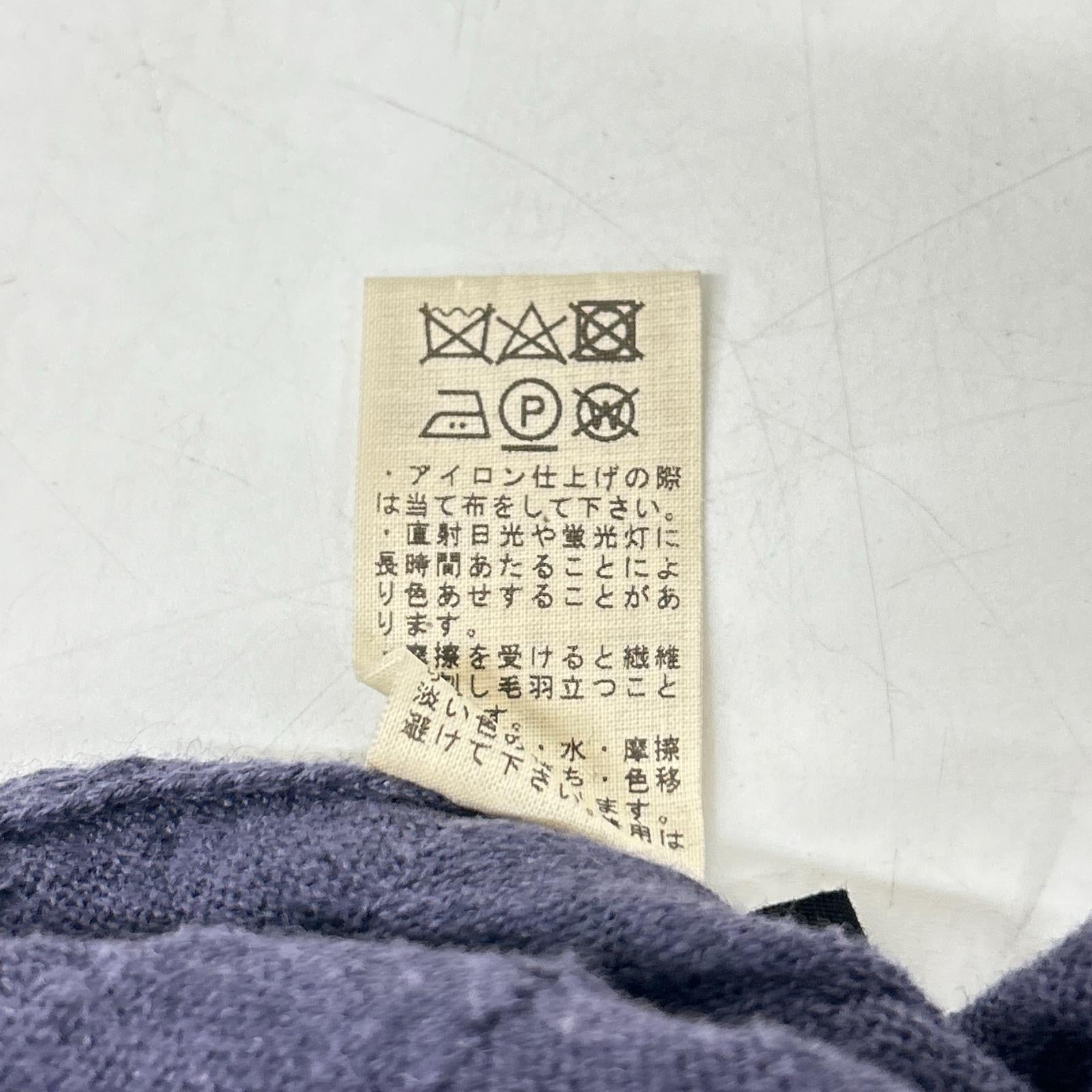 JURGEN LEHL ヨーガンレール パープル コットンリネン 袖刺繍 トップス トップス