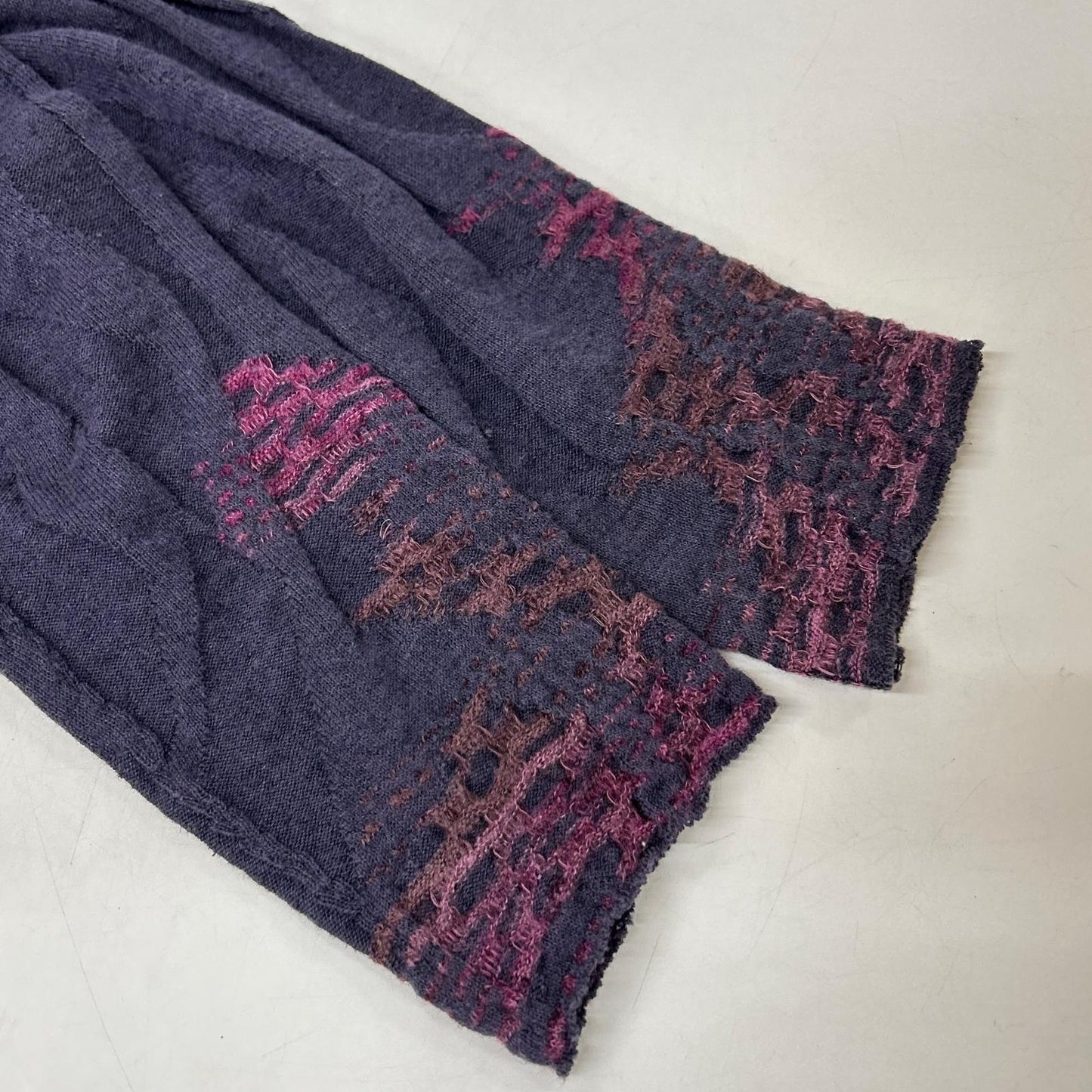 JURGEN LEHL ヨーガンレール パープル コットンリネン 袖刺繍 トップス トップス