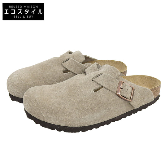 BIRKENSTOCK ビルケンシュトック 美品 BOSTON SFB サンダル シューズ メンズ ベージュ 25cm 0560773 シューズ 39