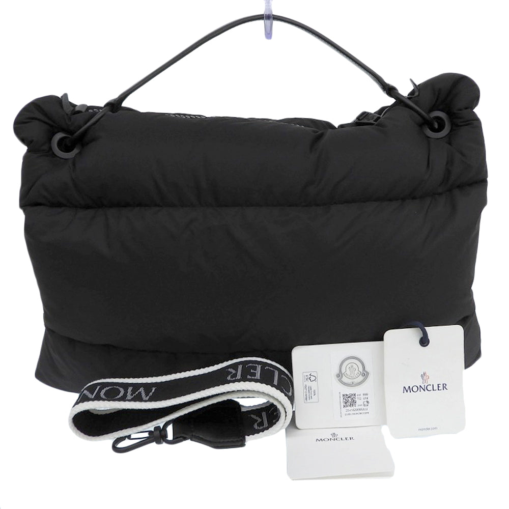 MONCLER モンクレール 美品 LEGERE ZIP TOTE トートバッグ メンズ 黒 ブラック トートバッグ