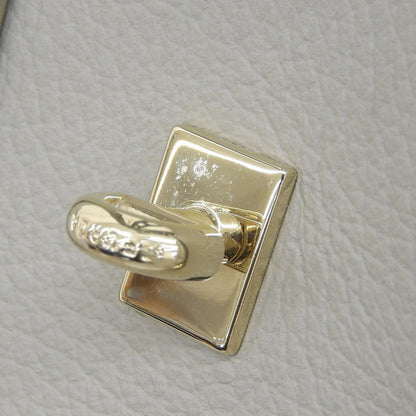 FURLA フルラ 美品 NET MINI TOTE 2WAYショルダーバッグ ハンドバッグ レディース レザー グレー ハンドバッグ