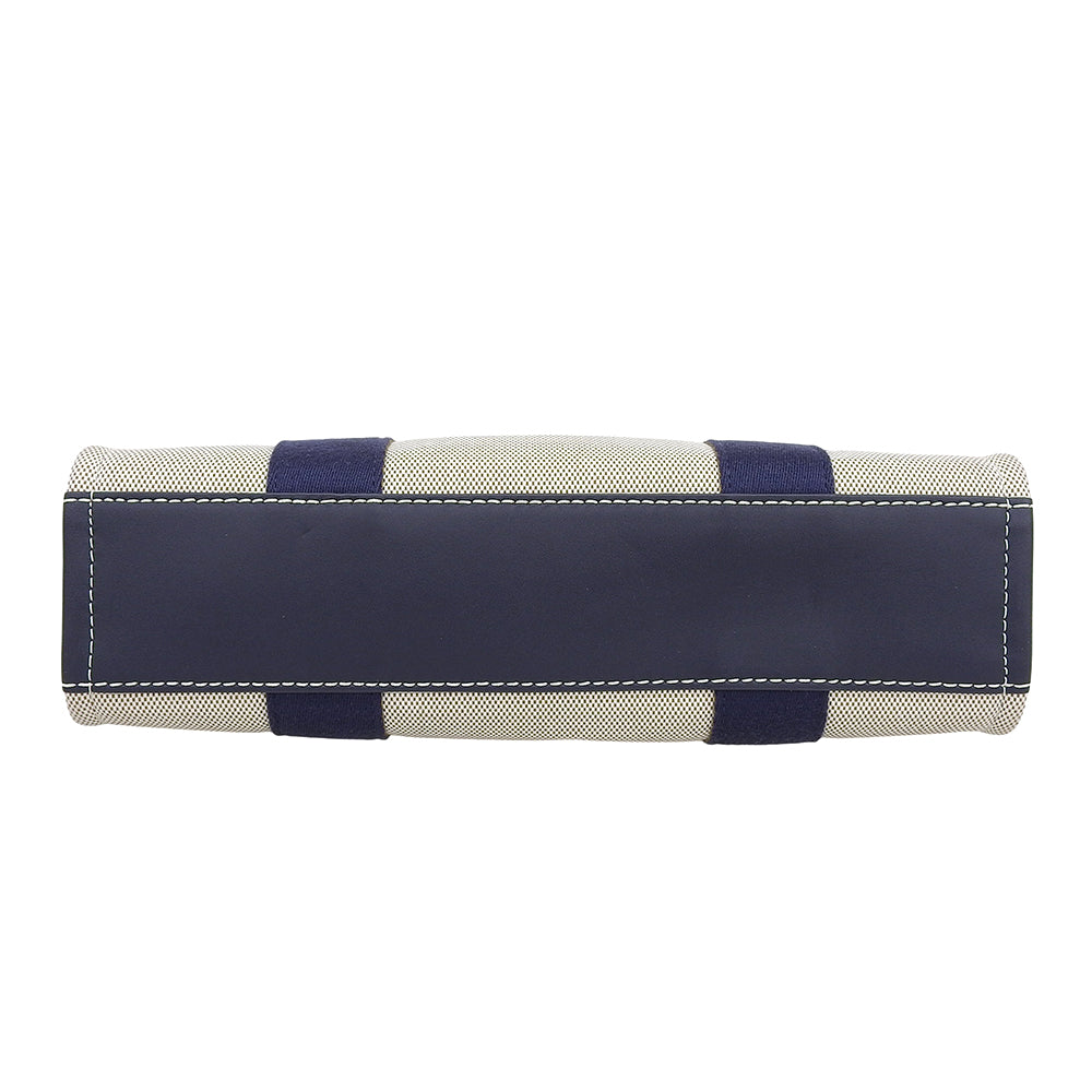 Tory Burch トリーバーチ 美品 キャンバス スモール トートバッグ ハンドバッグ レディース ベージュ ハンドバッグ