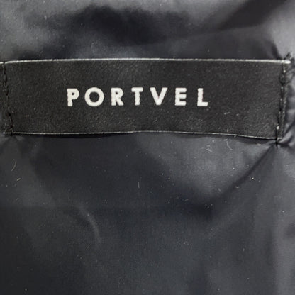 Portvel ポートヴェル J01-P171 ブラック ナイロン コーチジャケット ジャケット