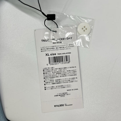 TNOC hokkaido/ティーノック ホッカイドウ アッシュブルー コットンツイルジャケット ジャケット